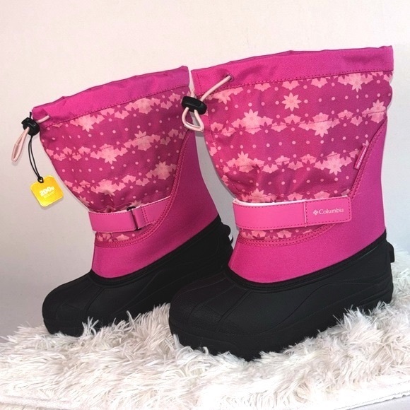 🆕 Columbia Big Girls Powderbug Plus II Waterproof Insulated Winter Snow Boots - Picture 6 of 15